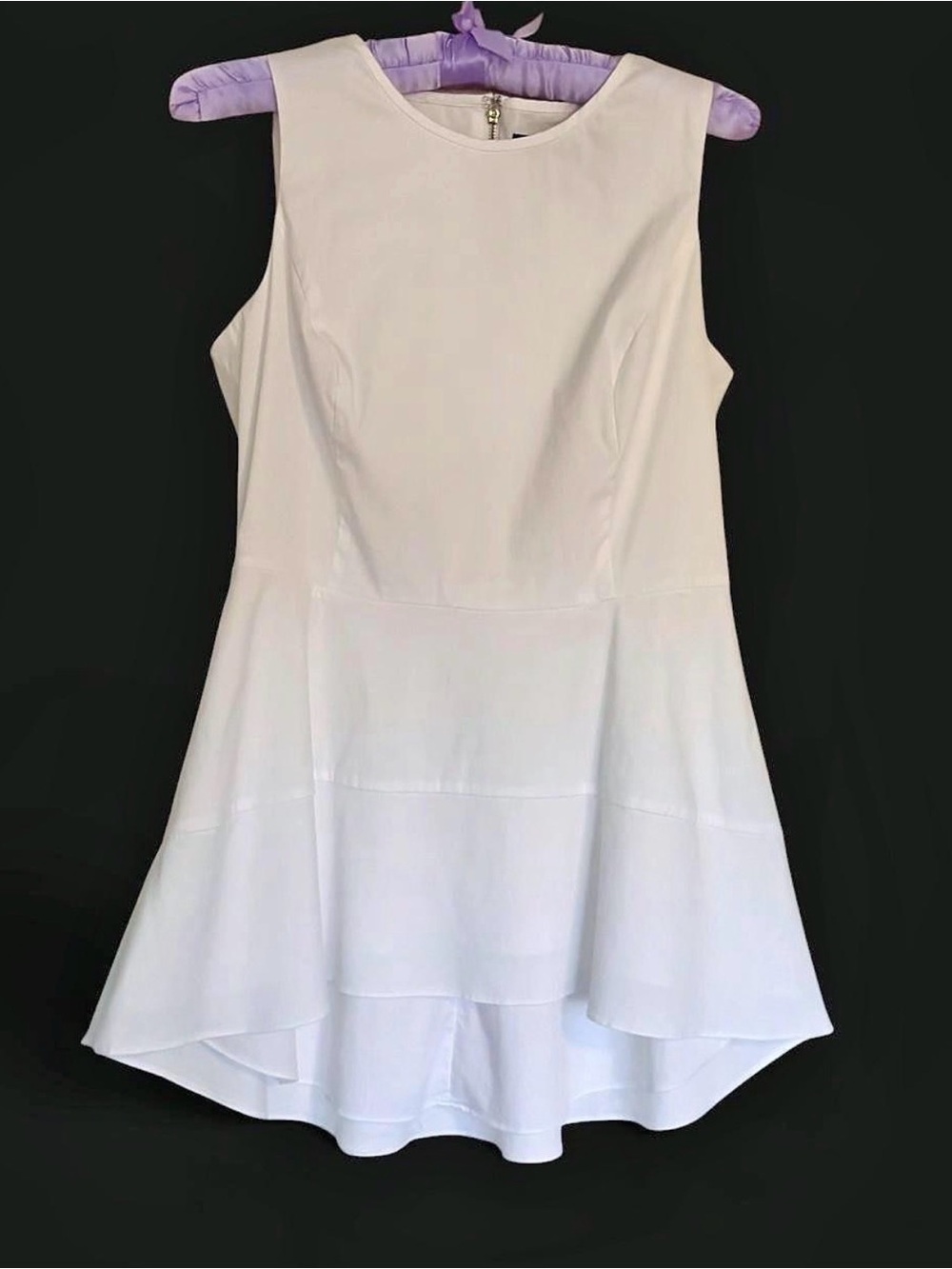 White House Black Market Sleeveless White Dress